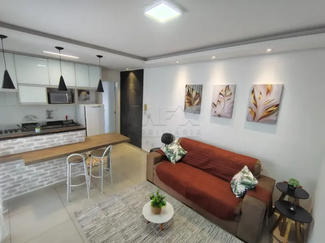 Apartamento mobiliado - 1 quarto - locação - Bauru - SP