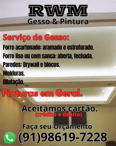 GESSO E PINTURA