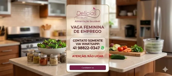 AUXILIAR DE COZINHA (Ler Anúncio)