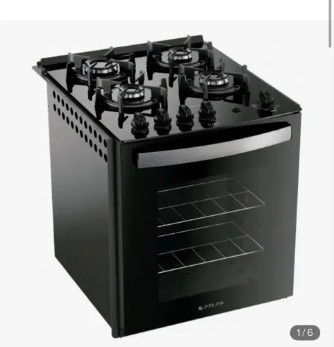 Fogão de embutir novo na caixa