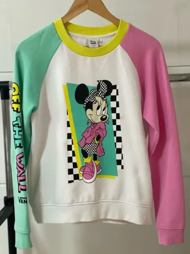 moletom vans x disney minnie 90 anos raro edição limitada tam p