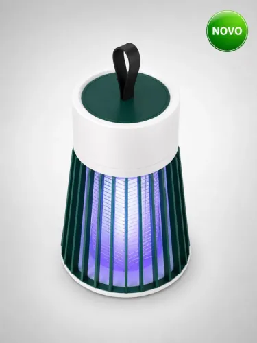 Lâmpada Mata Mosquito Elétrica Recarregável USB Portátil LED UV