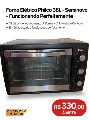 Forno elétrico Philco 38 L