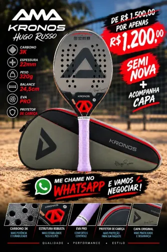 Raquete Beach Tennis Ama Kronos