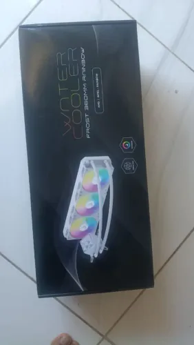 Water Cooler Rise Mode Frost 360 mm Rainbow (branco).