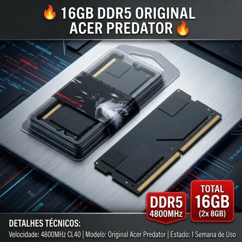 Memoria RAM DDR5 NOTEBOOK 16GB