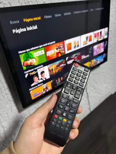 TV SAMSUNG LED 32 POLEGADAS UN32J4300 USADA EXCELENTE 