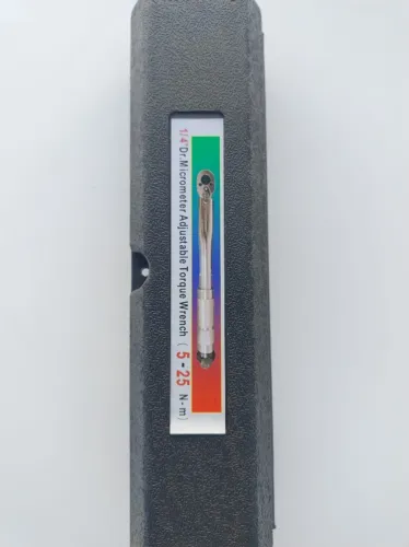 Torquimetro De Estalo Soquete 1/4 5 A 25nm 0,5 A 2,5kgfm