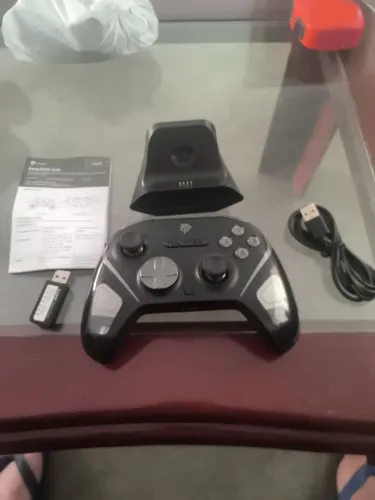 Controle Gamer EasySMX D10 TMR (Anti-Drift) + Dock - Completo Novo