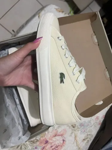 Tênis Lacoste Backcourt Unissex Off White - Tamanho 38