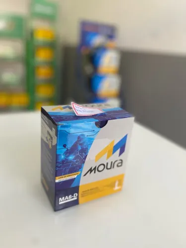 Bateria original Moura para média cilindradas 200cc a 450cc