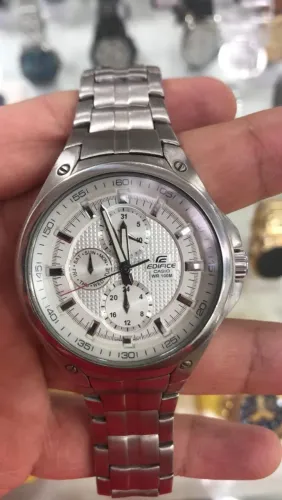 Casio Edifice Prateado Original