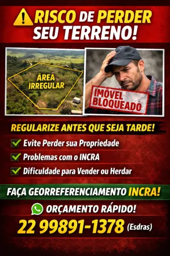 Evite Problemas na Venda! Georreferenciamento de Terras - RJ