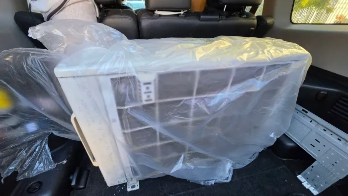 Evaporado do ar lg dual inverter 19000 btus funcionado perfeitamente 