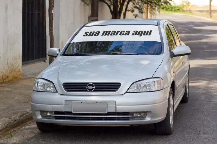Adesivo Testeira Personalizado Vidro Pára-brisa 