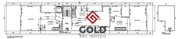 Cobertura com 2 dormitórios à venda, 110 m² por R$ 590.000,00 - Bangu - Santo André/SP