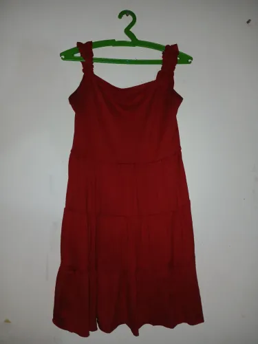 Vestido Vermelho de Alcinhas