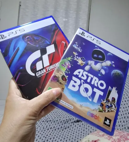 Jogos PS5 : Astro Bot + Gran Turismo 7