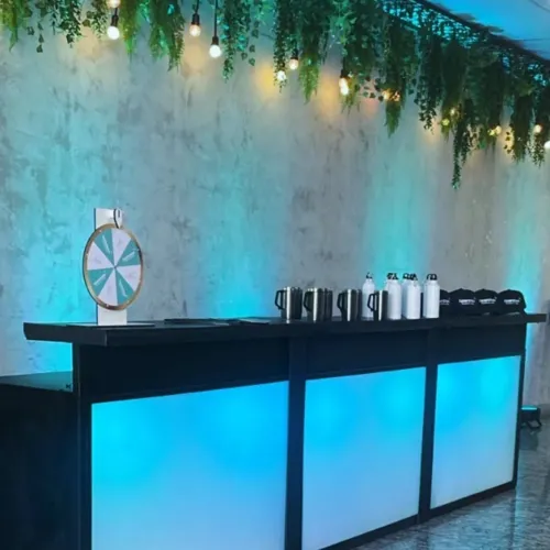 BALCÃO / BAR LED iluminado em LED