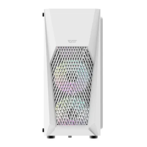 Gabinete Gamer Aigo Darkflash Dk150, Mid-tower, Lateral de Vidro, 3 Fans, Branco (Novo)