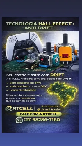 Conserto Controle PS5 PS4 Xbox | Drift Analógico | Hall Effect ?TMR
