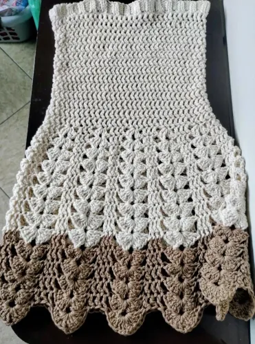 Vendo vestido de crochê 