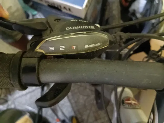 Passador com manete shimano 