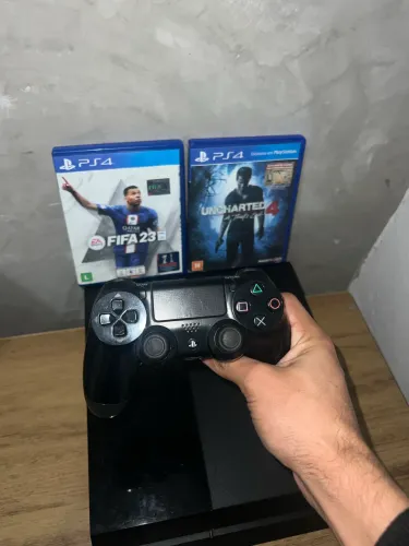 PS4 FAT MUITO CONSERVADO !
