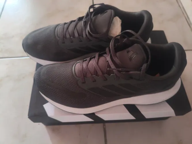 Tênis Adidas Runfalcon 5 Masculino - Cinza+Preto