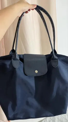 Vendo bolsa nylon azul