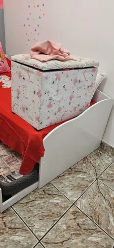 Cama com auxiliar 