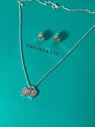Colar e brincos tiffany