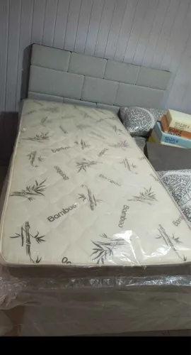 Cama espuma solteiro