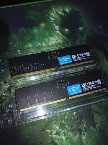 (12x Cartão) Memórias Crucial 32gb (2x16gb) ddr5