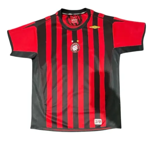 camisa oficial club athletico paranaense 2006 juvenil