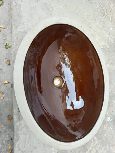 Cuba de embutir oval 50cm