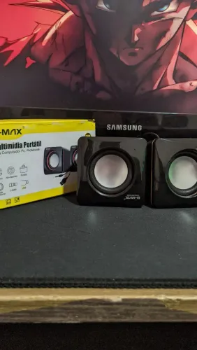 ? Caixa De Som Para PC e Notebook B-MAX BM-S205 USB P2 6W RMS - Nova Na Caixa!