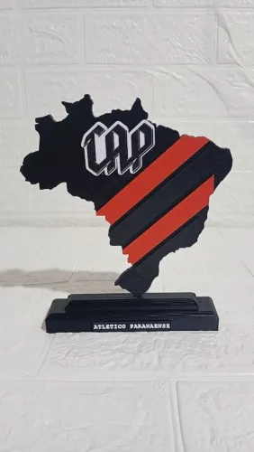 Placa 3d do Atlético Paranaense