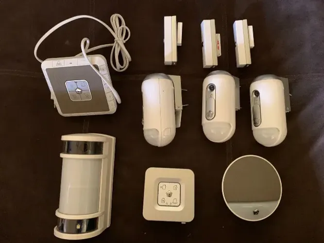 lote de itens kit alarme verisure