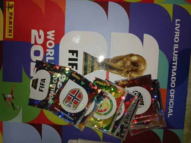 Copa 2026 14 figurinhas brilhantes, incluindo a FCW 2