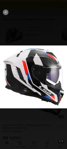Capacete LS2 Storm 3 lançamento moto