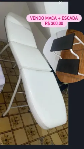 Maca de Estética 3 posições + Escada