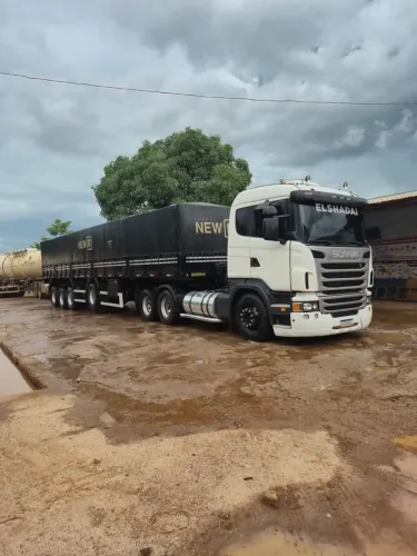Scania G380 6x2 + Carreta 4º eixo guerra