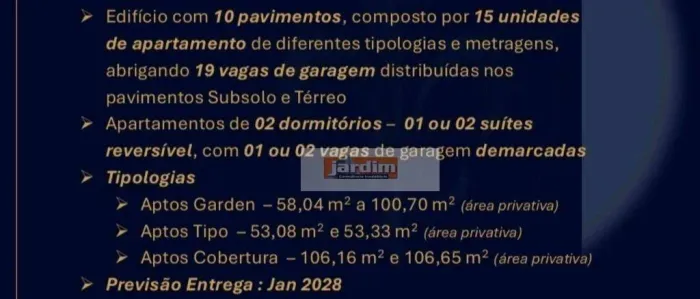 Apartamento Garden com 2 dormitórios à venda, 53 m² por R$ 571.790,00 - Jardim - Santo And