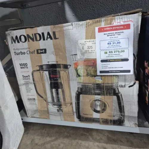 Multiprocessador MONDIAL TurboChef 9 em 1 110V