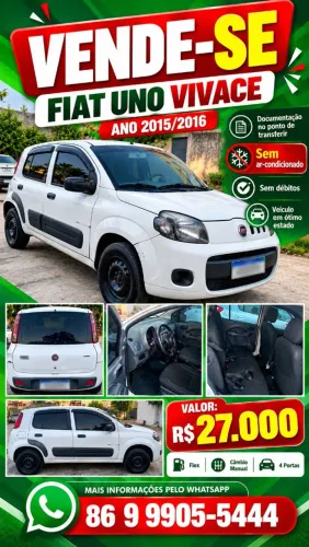 Fiat Uno Vivace/rua 1.0 EVO Fire Flex 8V 5P 2016