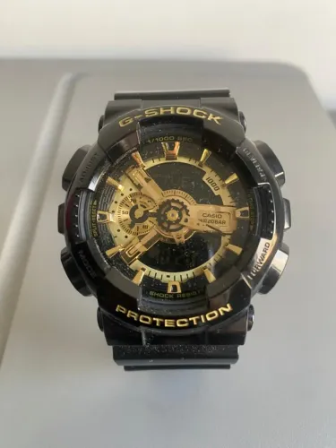 Relógio Casio G-Shock GA-110GB Dourado e Preto - Original - Pouco uso