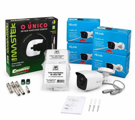 Kit Camera de Vigilancia  Hilook Bullet THC-B110-P Turbo HD