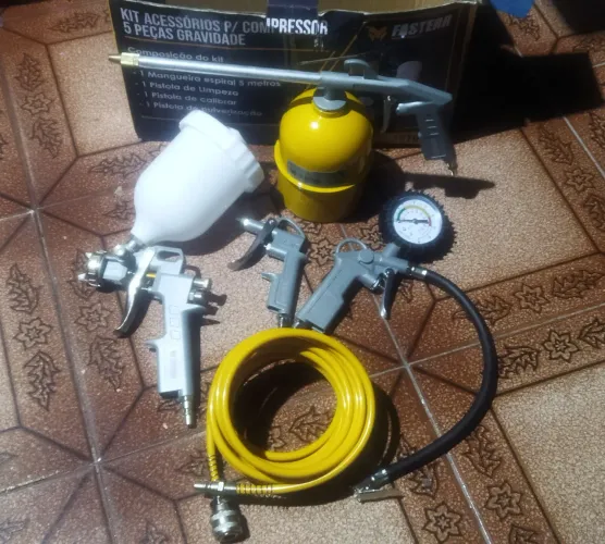 kit pintura compressor