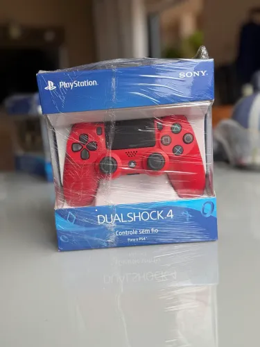 DUALSHOCK 4 RED (VERMELHO) - LACRADO